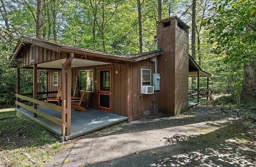 Maggie Valley Cabin | Sunflower Shack: 1 BR, 1 BA Cabin/Bungalow in Maggie Valley, Sleeps 2
