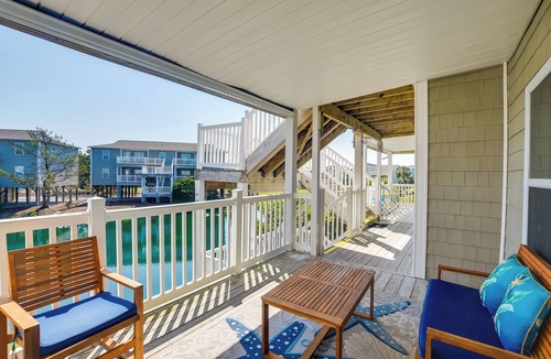 Ocean Isle Beach Apartment | Sunny Condo - Private Ocean Isle Beach Access!