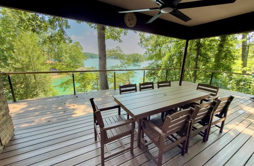 Seneca House | Sunset Cove — Lake Keowee Luxury Retreat with Private Dock + Hot Tub
