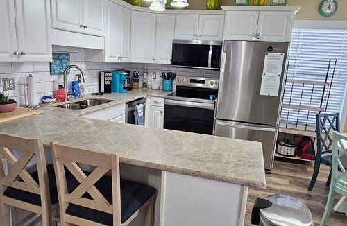 Surfside Beach House | ^Super Clean, Well Equipped Beach House w/Partial Oceanview, Golf Cart, WiFi^