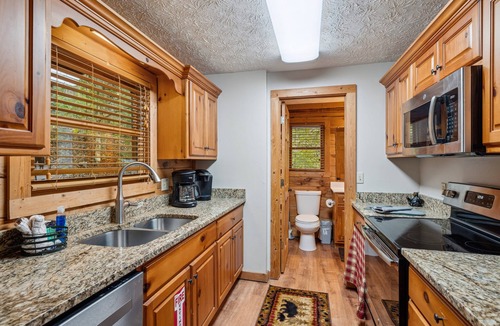 Black Bear Falls Cabin | The Adventure Lodge Located in Black Bear Falls Resort with 3 King Suites!