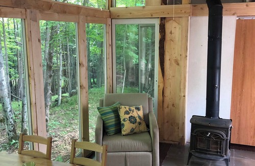 Central Frontenac House | The Coachman- Woodland Tiny Home with Sauna and Trails 15 minutes from Bull Lake