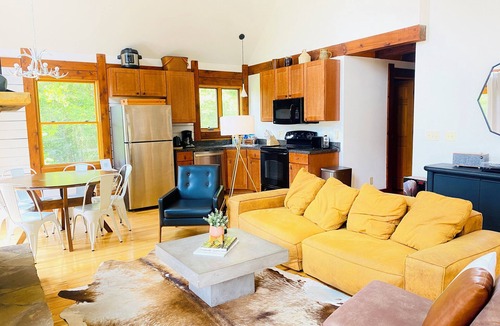 Stokes Cabin | The Rocking A Frame - modern meets cozy.
