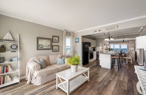 Nags Head Condo | Top Floor Oceanfront Condo with Stunning Views and Walk-In Shower
