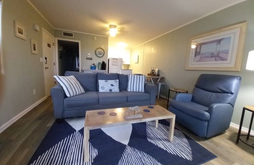 North Myrtle Beach Condo | Turtles Nest - private beach access, inlet/partial ocean views. New kitchen 2025