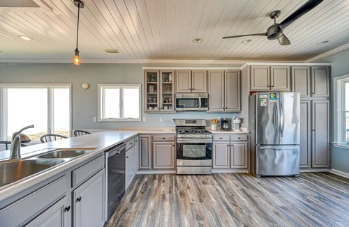 Ocean Ridge House | Turtle’s Trove Oceanfront House in North Topsail Beach - 5 beds, 5.5 baths