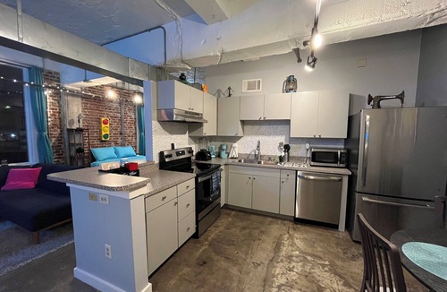 Downtown Memphis Condo | Urban Forge Loft! Walk to Beale St, Fed Ex Forum, The Peabody, etc. Free parking