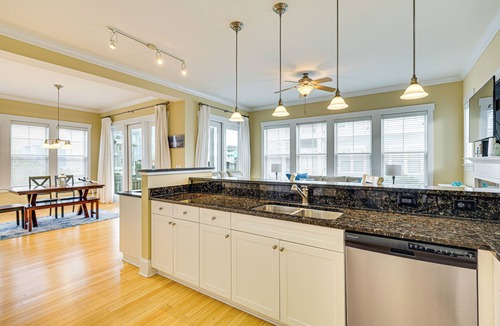 Wilmington Beach Apartment | Walk to Beach: Coastal Carolina Home w/Decks!