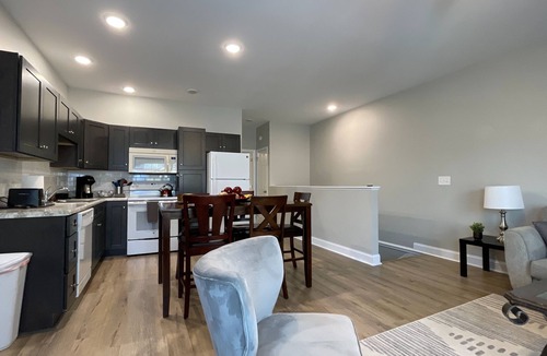 Johnson City House | Warm 2BR Getaway | Garage + Modern Touch
