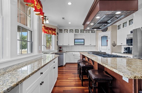 Cape Carteret House | Waterfront Retreat w/Private Pool, Dock, Theater Room & Boat Access