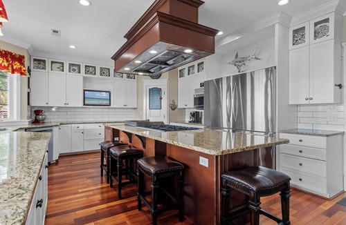 Cape Carteret House | Waterfront Retreat w/Private Pool, Dock, Theater Room & Boat Access
