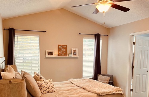 Matthews House | Welcome home! Cozy, chic, comfort inspired. Holiday Ready #GatherPoolhouse!