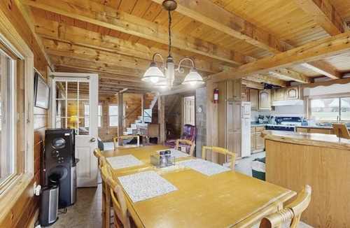 Sebec Cabin | Wonderful Lakefront Gem W/Free WiFi, Dock, Private Beach, Kayaks, Canoe & More