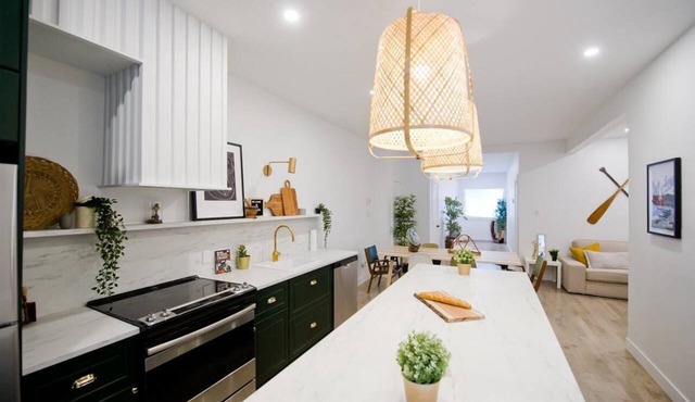 3BR Stylish Designer Apartment Steps from the Metro