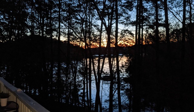6 Bedrooms and 3 docks on a Lake Hartwell cove, 3 miles from Clemson by water.