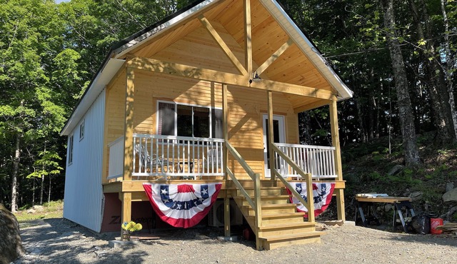 Awesome Sebec lake Cabins