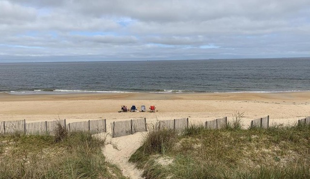 Beach Front on the Bay in our Rustic, Pet Friendly Cottage home