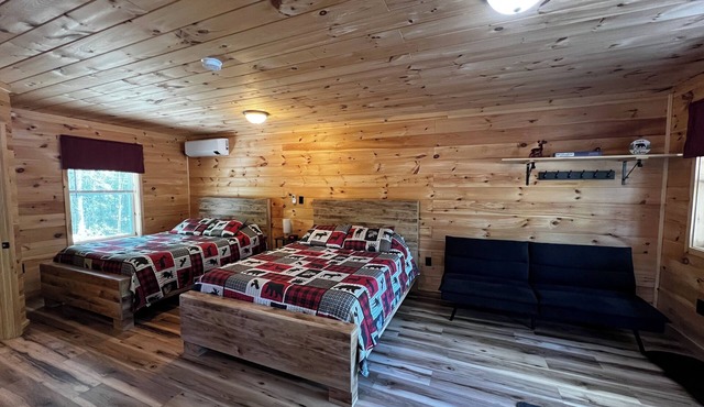 Cabin 1 Cozy cabin rental located on the atv & snowmobile trail.