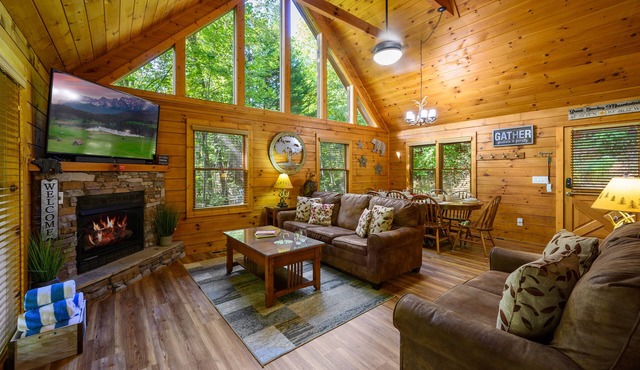 Cabin Retreat | 3 King Suites | Hot Tub | Walk to Pool | Minutes to Downtown