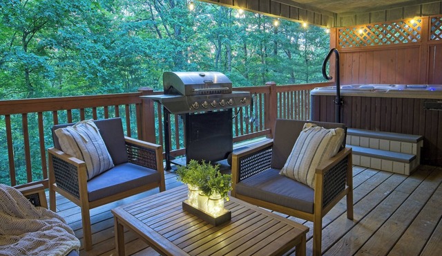 Cabin w/Hot Tub · Fireplace · EV Charger