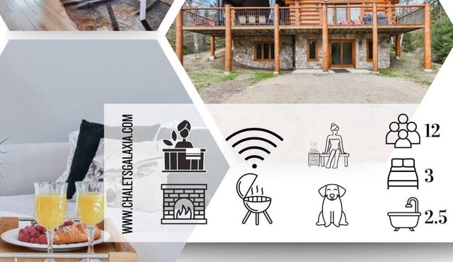 Chic Bois Rond -SPA- Sauna- Petfriendly ($)