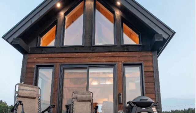 Chalet double arrière style suisse