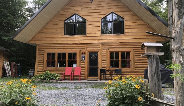 CHALET EN BOIS ROND