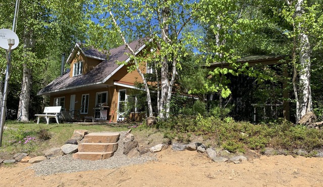 Chalet l'Oasis plage et spa creusé privé