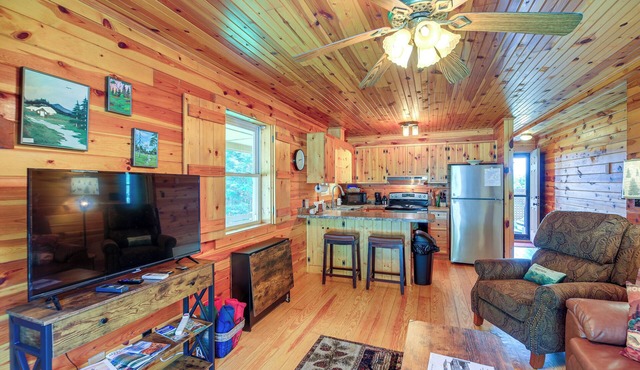 Cozy Cabin w/Deck & Hot Tub in Blue Ridge Mtns!