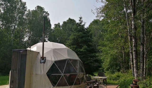 Dome in the Field on Hobby Farm