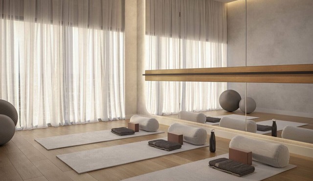 Elegant 2bed 1bath |Sauna|Gym | Cold plunge