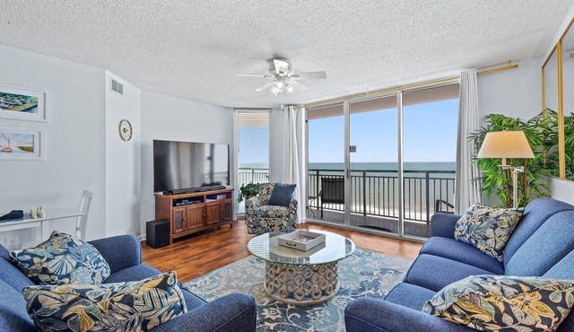 Elegant Oceanfront Condo, Hard Wood Floors, Lazy River | Windy Hill Dunes - 1302