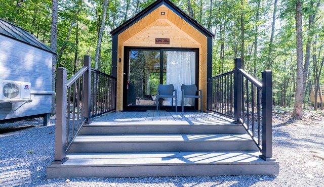 Glamping at Four Fillies Lodge-The Little John