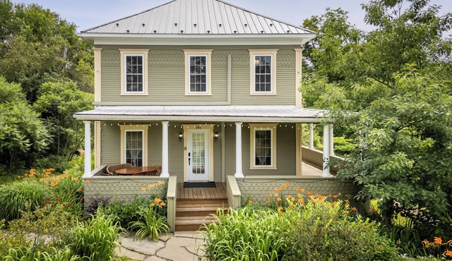 Heritage home with spa, EV charger and walkable village
