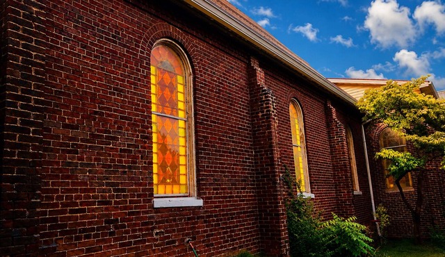 Historic Church w/Stained Glass · Piano · Foosball