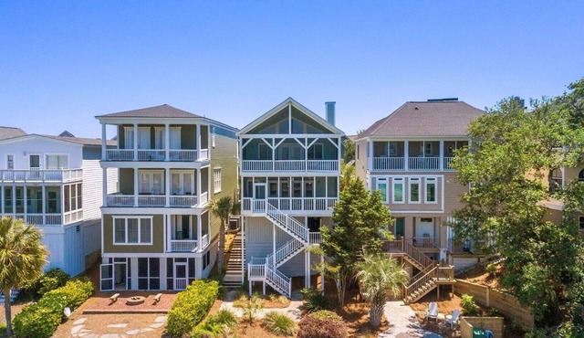 Lagoon & Golf Views | Screened Porches | Walk to Beach | Ocean Point