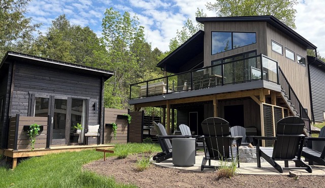 Lake House 1 A modern lake house with a west coast vibe