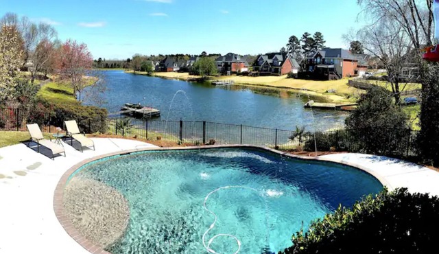 Lakefront Retreat with Stunning Pool. Near Ft. Eisenhower, & Augusta National.