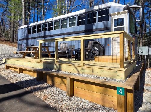 Lazy T Cabins - The Skoolie