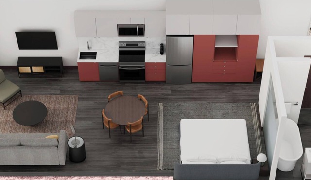 Loft | Serviced Apartment Old Montreal, King Bed, Courtyard