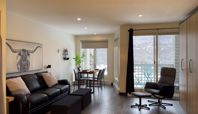 Loft Ski-in/Ski-out Stoneham resort