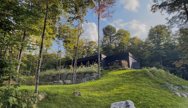 Luxury Chalet Private Forest Escape Hot Tub Tremblant Views