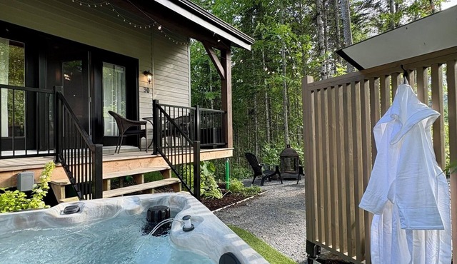 Mini chalet pour 2 - Détente au Mont Adstock - le EVA