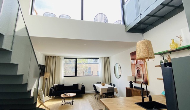 NEW 2 levels apartment mezzanine & terrasse
