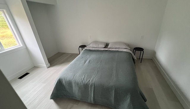 New cozy room with shared bathroom