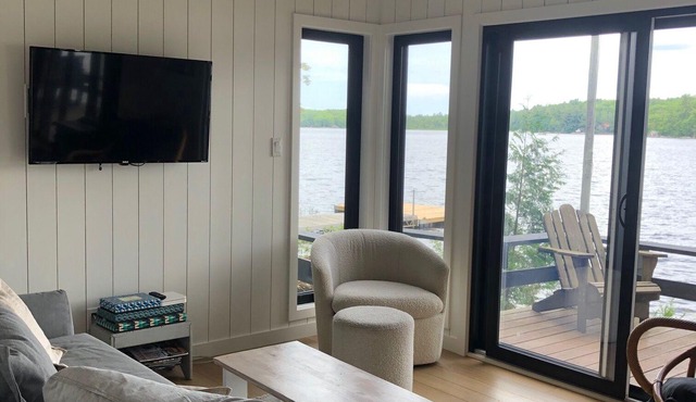 Newly-Renovated Muskoka Island Cottage Steps From Water