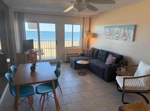 Oceanfront condo, ocean view and indoor pool