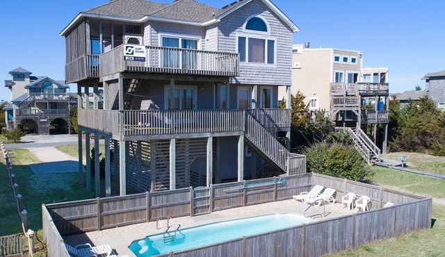 Oceanfront Home in Waves w/Private Pool, Hot Tub, Game Room. Total Seaduction.