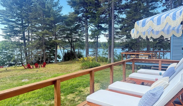 Oceanfront Home on 11 Acres Secluded in the Woods - Schoodic Acadia