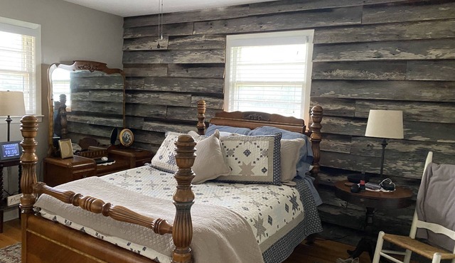 Peaceful 3 bedroom home with full basement on farm land